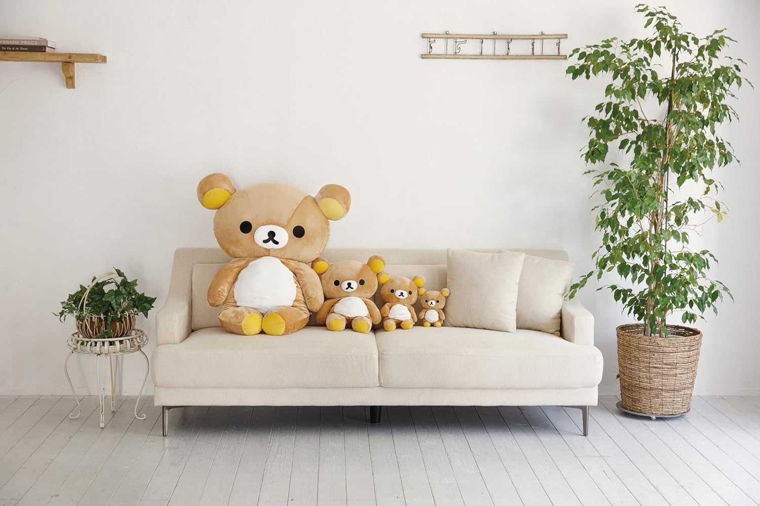 San-X リラックマ ぬいぐるみ特大 リラックマ MR76301 コットン